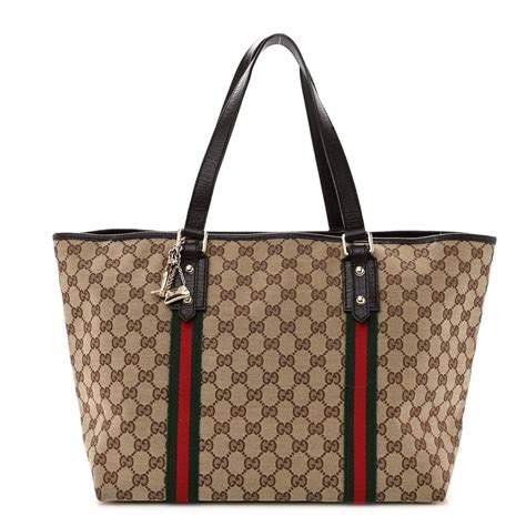 gucci monogram jolicoeur tote|GUCCI Monogram Large Jolicoeur Tote Brown .